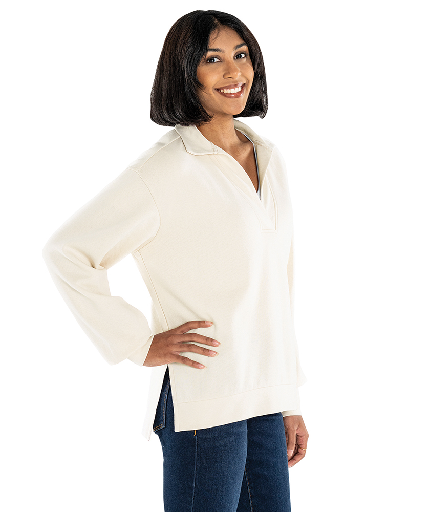 Charles River Apparel 5676 Women's Basin Fleece Long Sleeve Shirt