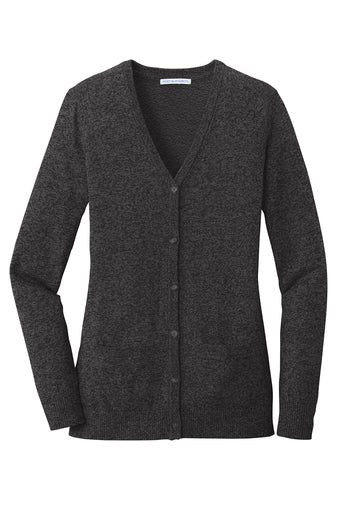 HBPC Port Authority ® Ladies Marled Cardigan Sweater LSW415