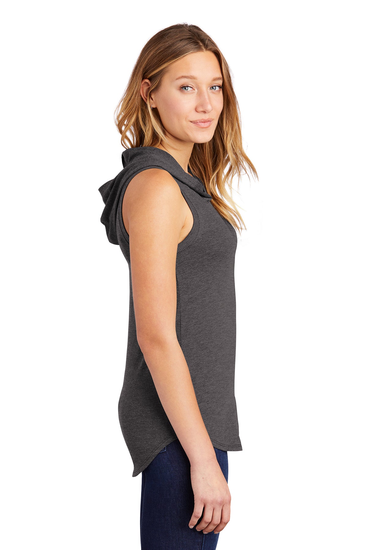 Campbell-Savona DT1375 District ® Women’s Perfect Tri ® Sleeveless Hoodie