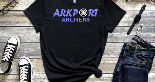 Arkport Archery Black Gildan tshirt