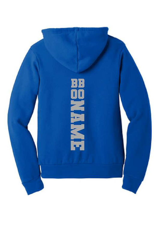 Big Blue Football Hoodie, Royal, 18500