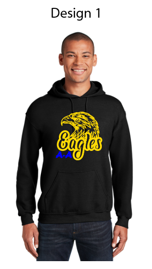 Alfred-Almond black Bella hoodie - unisex BC3719