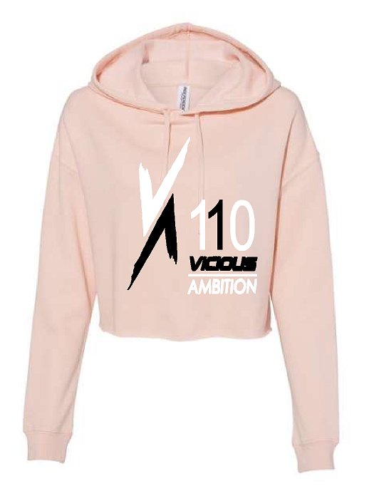 Vicious Ambition - Independent Trading Co. - Women’s Lightweight Cropped Hooded Sweatshirt - AFX64CRP