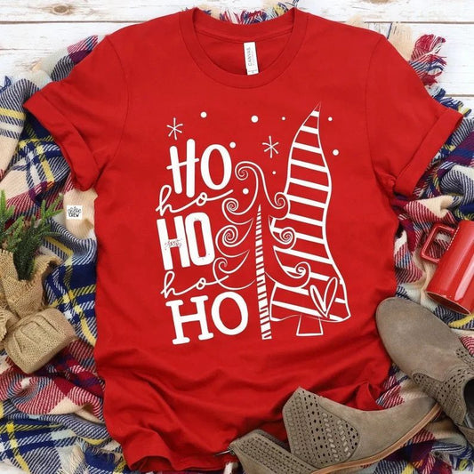 Christmas HoHoHo BELLA+CANVAS® 3001 Unisex Jersey Short Sleeve Tee - CV207