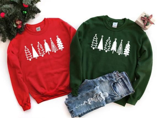 Christmas Port & Company® Essential Fleece Crewneck Sweatshirt - PC90