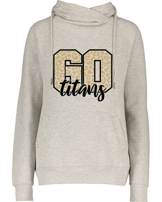 AP Avoca-Prattsburgh Ladies Cowl Neck hoodie, EZ329