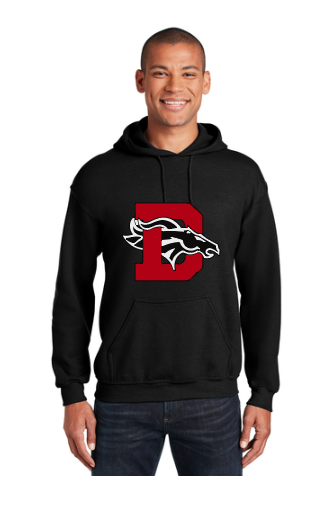 Dansville CSD Black Hoodie 18500