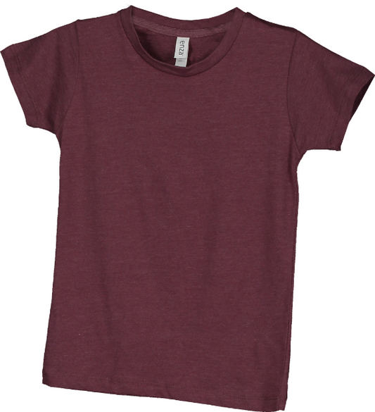 BCOJ EZ107 Enza® 10779 Youth Essential Crew Neck Tee