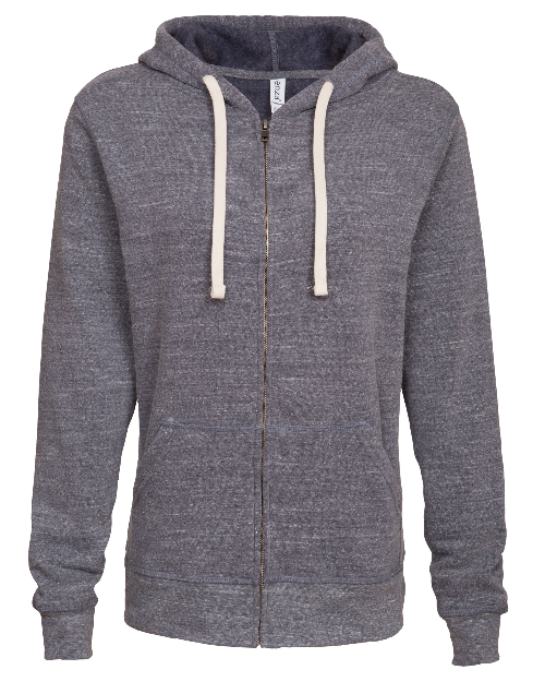 BCOJ EZ321 Enza® 32179 Ladies Triblend Vintage Washed Full Zip Hood
