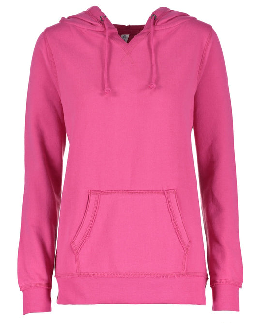 **New Colors!!** U of R Enza® Ladies V-Notch Fleece Pullover Hood EZ395