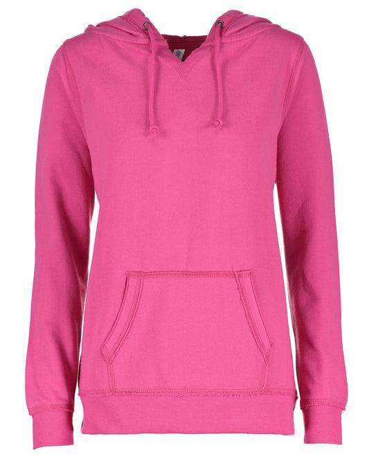 **New Colors!!** U of R Enza® Ladies V-Notch Fleece Pullover Hood EZ395