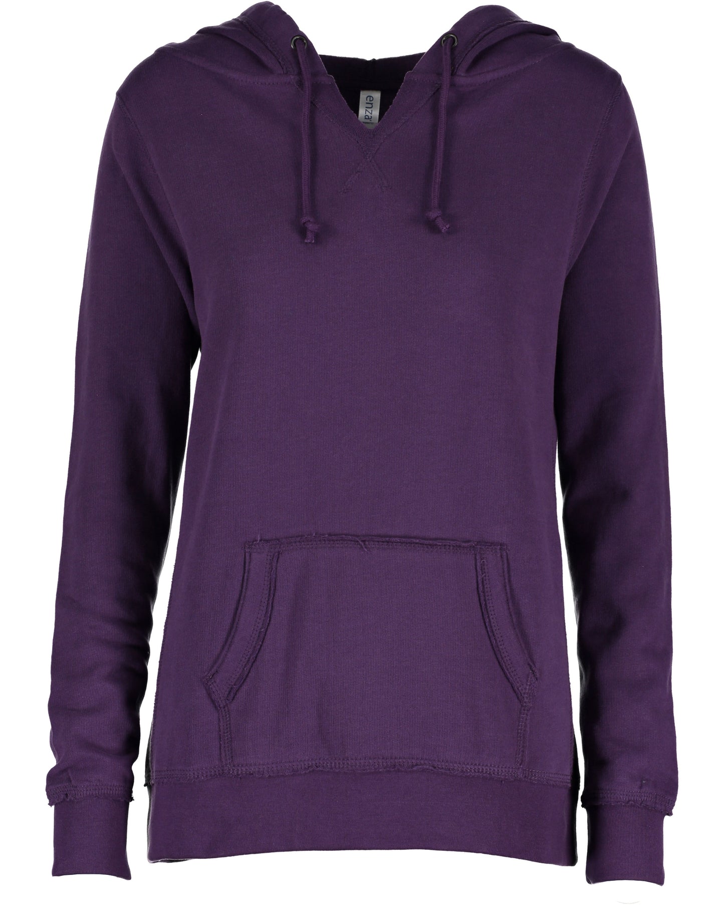 LL "Life is Better at Loon Lake" Enza Ladies V-Notch Fleece Pullover Hood