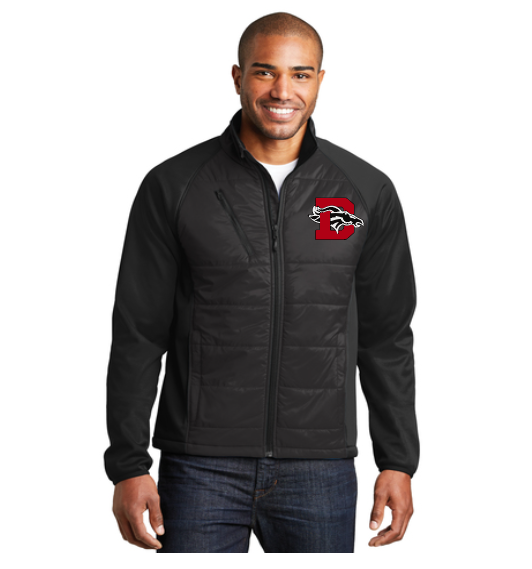 Dansville CSD Black J787 Mens Softshell Port Authority Jacket