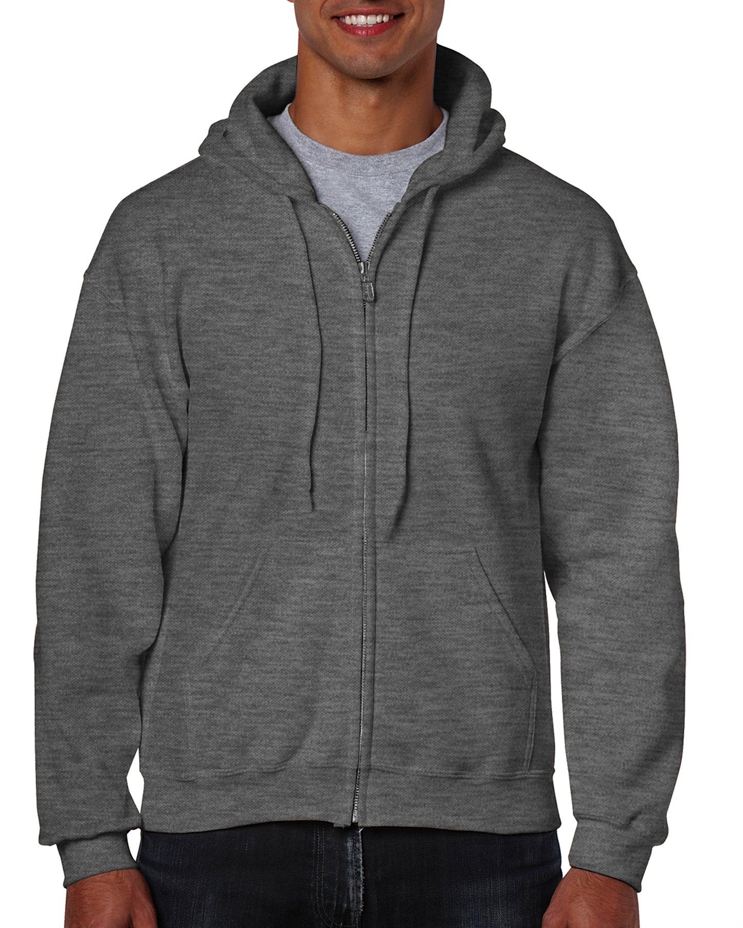 BCOJ GD343 Gildan® 18600 Heavy Blend™ Full Zip Hooded Sweatshirt