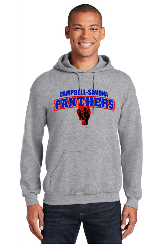 Campbell-Savona Hoodie, Unisex Gildan Gray 18500