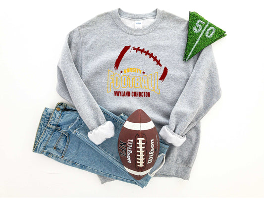 Way-Co football print - gray Unisex Crewneck 18000