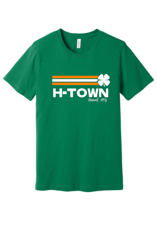 Hornell H-town St Pat's Green Tshirt 8000 Gildan Unisex