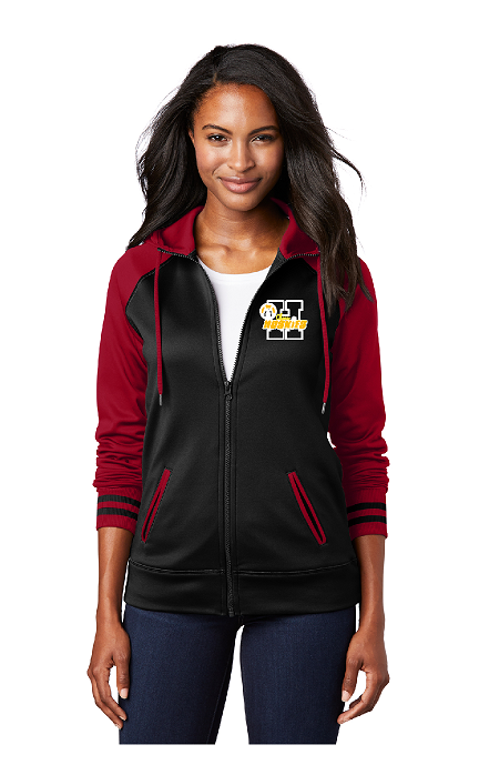 Olean School Ladies Sport-tek Wick Zip up fleece jacket LST236