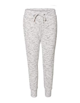 Boces JA087 J.America® 8675 Ladies Melange Fleece Jogger Pant