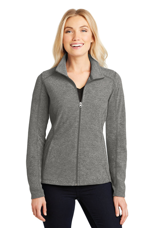 HBPC Port Authority® Ladies Heather Microfleece Full-Zip Jacket L235