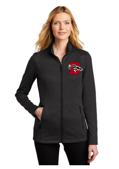 Dansville CSD Black L905 Ladies Port Authority Striated Fleece Jacket