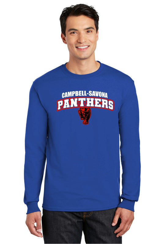 Campbell-Savona Youth/Adult Unisex Long sleeve Gildan 8400