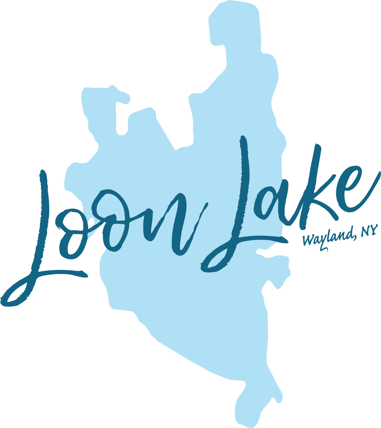 LL Lake Image Women's Jersey Short Sleeve V-neck Tee