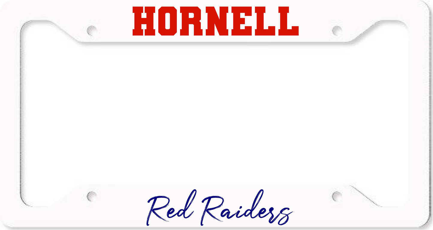 Hornell Red Raiders XC License Plate Cover UW4566