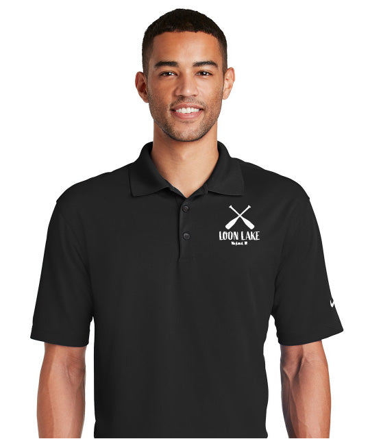 LL Two Oars (Embroidered) Nike Dri-Fit Golf Polo
