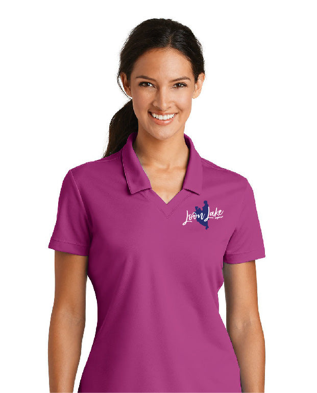 LL Lake Image (Embroidered) Nike Women's Golf Polo