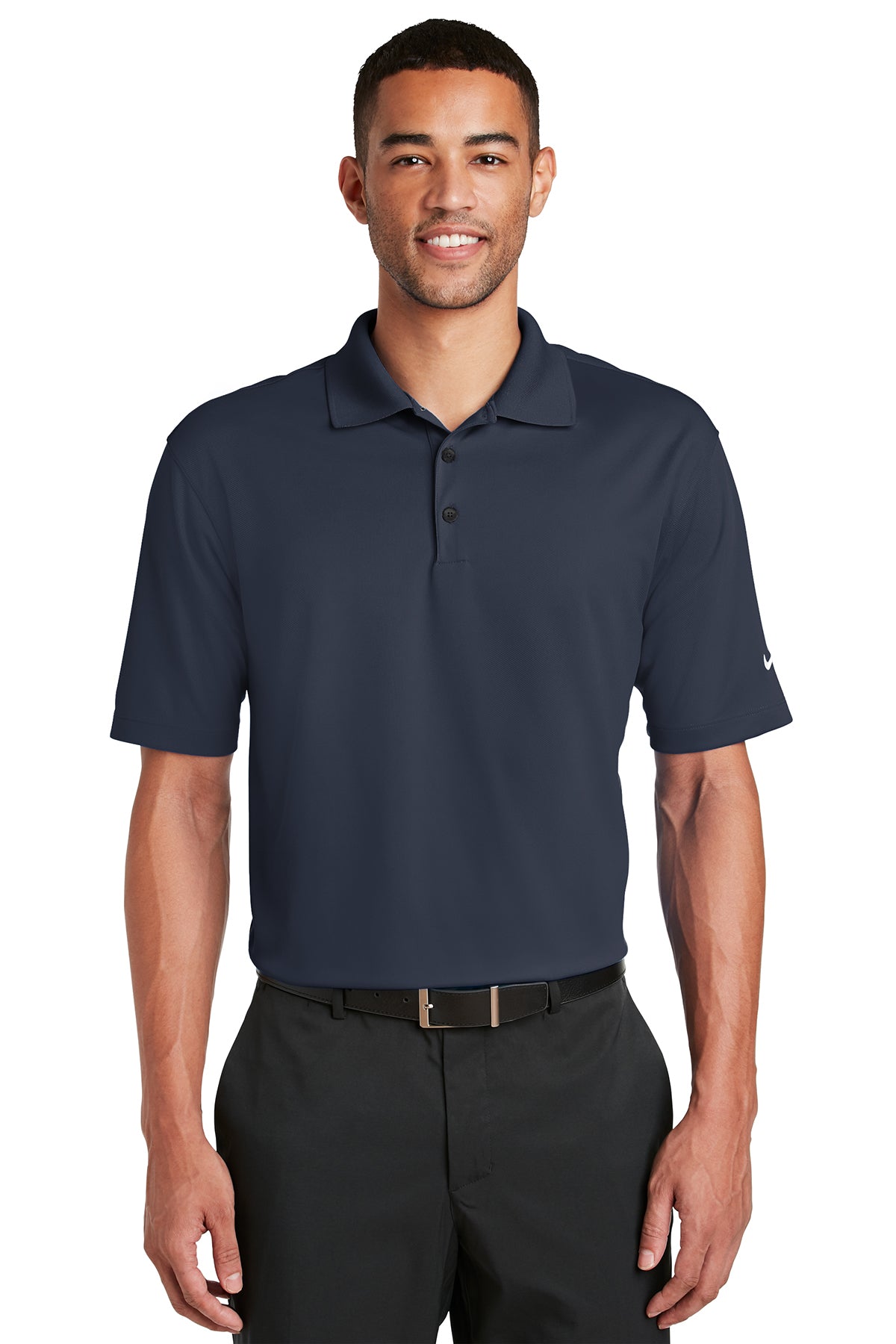LL Loon Lake Words Only (Embroidered) Nike Dri-Fit Golf Polo