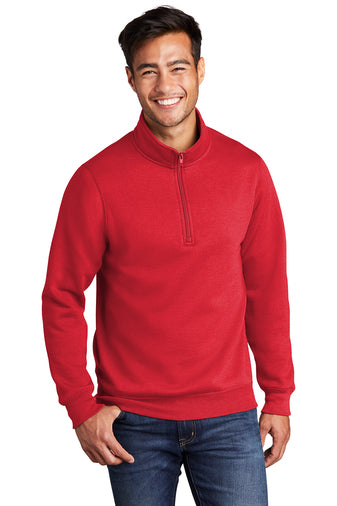 HHS Ski Team Port & Company ® Core Fleece 1/4-Zip Pullover Sweatshirt - PC78Q