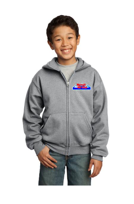 HSC Port & Company® Youth Core Fleece Full-Zip Hooded Sweatshirt - PC90YZH