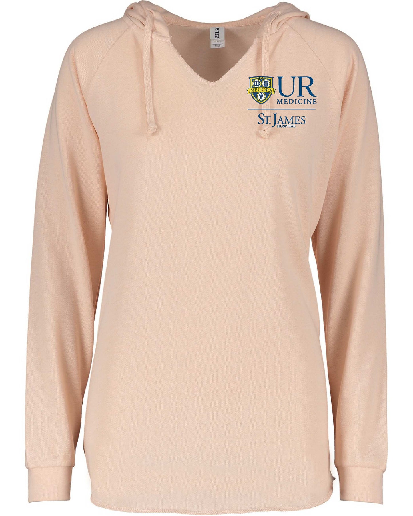 University of Rochester Hospitals EZ390 ladies Beach Fleece light weight hoodie