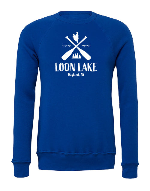 LL Two Oars Unisex Sponge Fleece Raglan Sweatshirt