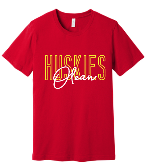 Olean Huskies Adult and Youth Tshirt BC3001
