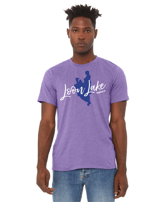 LL Lake Image Unisex Short Jersey Sleeve Tee