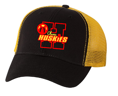 Olean Huskies AH80 Biowashed Trucker Hat