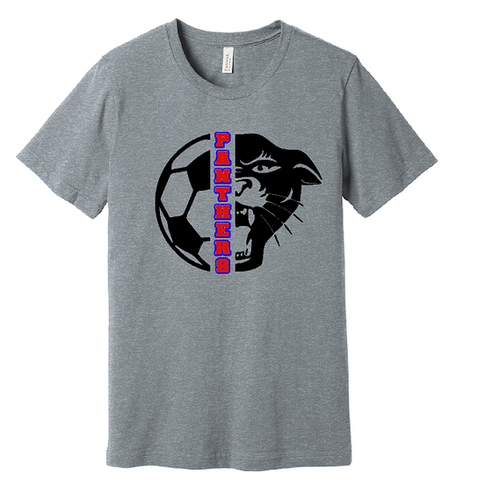 Campbell Savona Panther Face Soccer Bella tshirt BC3001