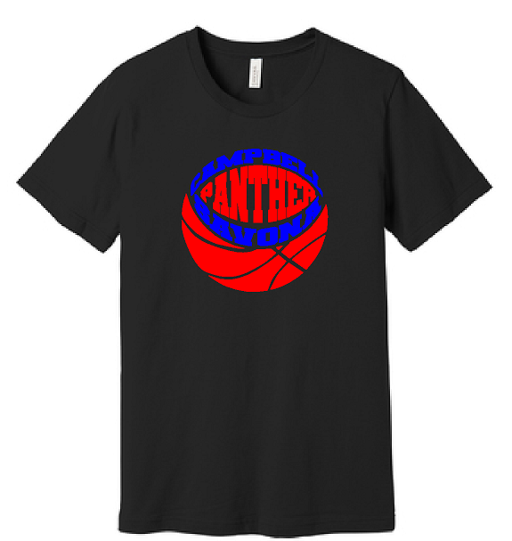 Campbell Savona Panther Basketball Bella Unisex tshirt BC3001