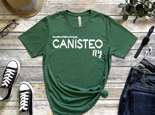 Canisteo Living Sign Unisex adult or youth Bella tshirt BC3001