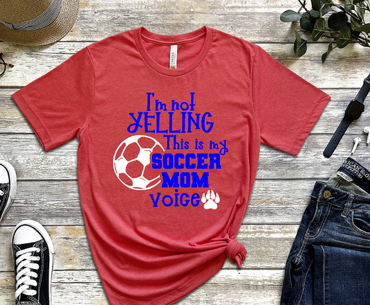 Campbell Savona Panther Soccer Mom Bella Unisex tshirt BC3001CVC