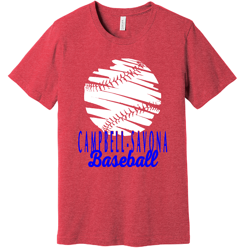 Campbell-Savona Baseball Tshirt Bella BC3001