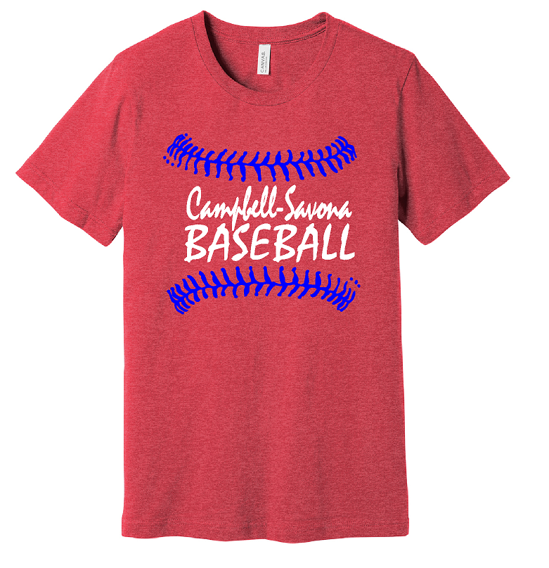 Campbell Savona Baseball Heather Bella Tshirt BC3001CVC