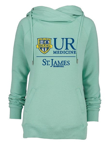 U of R Enza® Ladies Classic Fleece Funnel Neck Pullover Hood EZ329