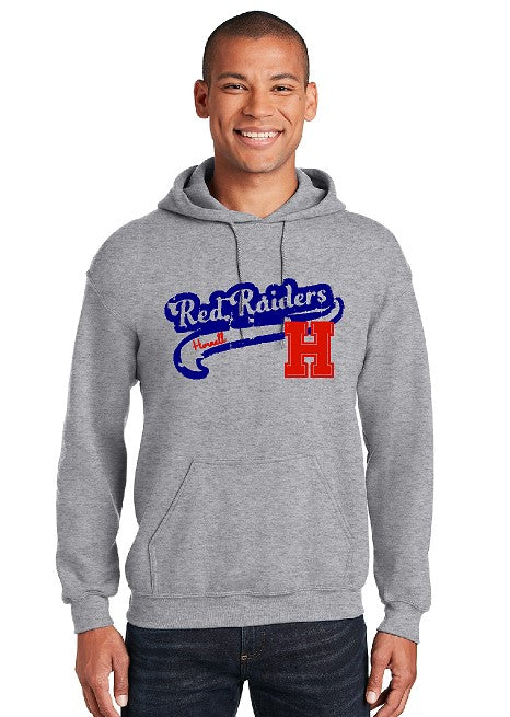 Hornell Red Raiders Gildan Sport Gray Hoodie, Unisex, 18500
