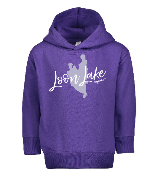 LL Lake Image Toddler Pullover Fleece Hoodie