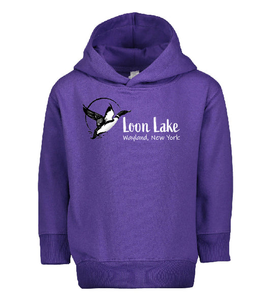 LL Loon Bird Toddler Pullover Fleece Hoodie