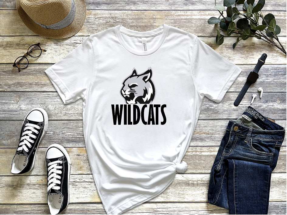 JT Wildcats tshirt, unisex, adult/youth BC3001