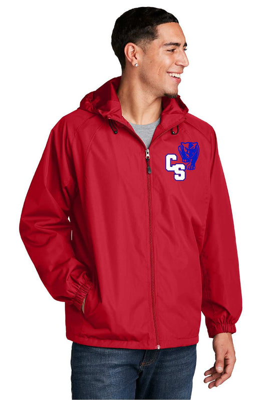 Campbell-Savona JST73 Sport-Tek Hooded Raglan jacket Adult or Youth